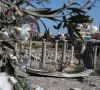 a piece of metal lies at of al bass roman ruins a unesco world heritage site hit by an israeli airstrike in tyre southern lebanon on june 25 2026 photo reuters