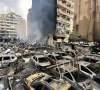 large scale destruction is observed after israeli strike on lebanon photo anadolu