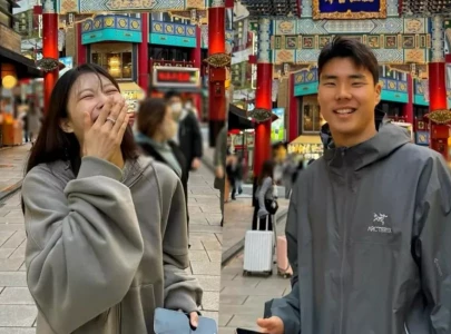 k pop star lee mijoo is in a relationship with japanese goalie song bum keun