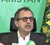 minister for power sardar ayaz leghari addresses a press conference on thursday screengrab minister for power sardar ayaz leghari addresses a press conference on thursday screengrab