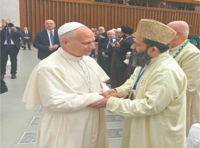 maulana khabir meets pope leo at vatican maulana khabir meets pope leo at vatican