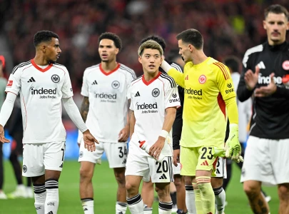 nine man leverkusen beat frankfurt in hjulmand s debut nine man leverkusen beat frankfurt in hjulmand s debut