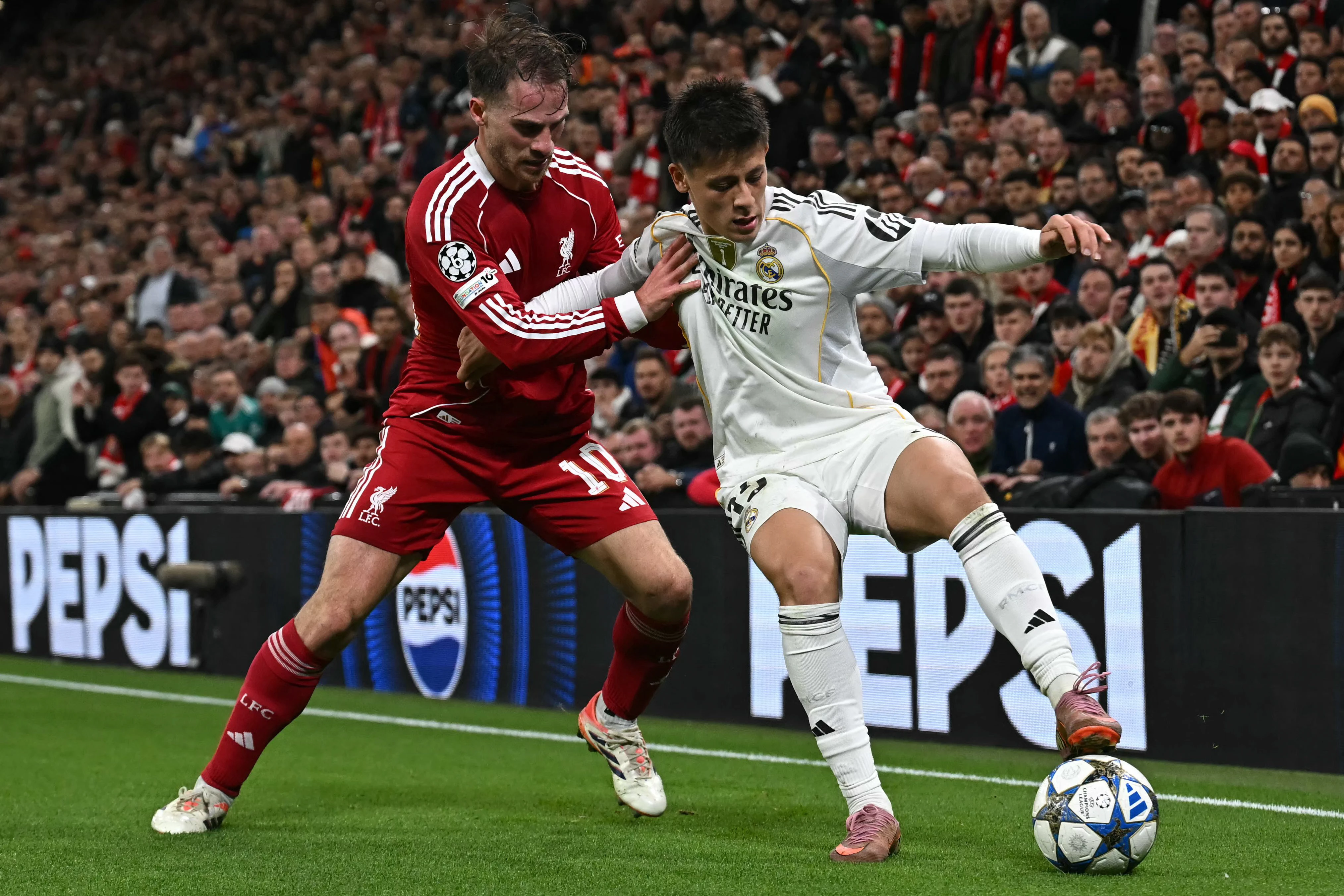 liverpool down real madrid in ucl bayern edge psg