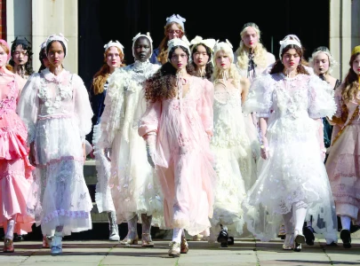 past and imperfections inspire designers at lfw past and imperfections inspire designers at lfw