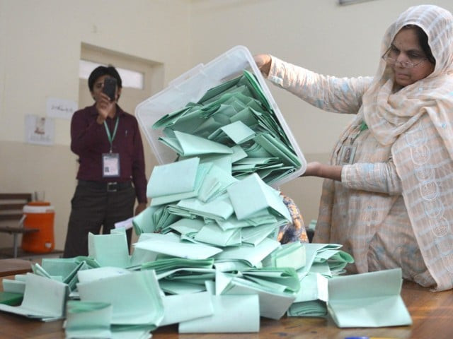 vote count underway for balochistan lg polls photo express