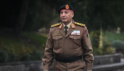 libyan chief of staff general mohammed ali ahmed al haddad was officially welcomed at the general staff headquarters during his visit to ankara turkiye on december 23 2025 photo anadolu agency