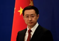 chinese foreign ministry spokesperson lin jian attends a press conference in beijing china on april 10 2025 photo reuters