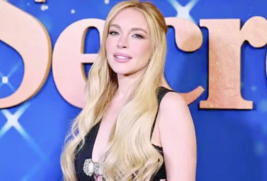 lindsay lohan teases future maggie simpson role