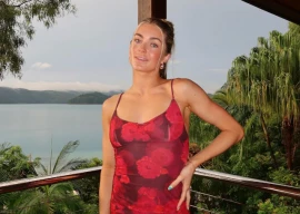 lindsay arnold announces breast augmentation as christmas gift