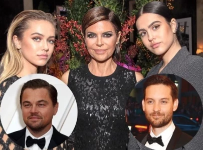 leonardo dicaprio and tobey maguire allegedly hit up lisa rinna s daughters leonardo dicaprio and tobey maguire allegedly hit up lisa rinna s daughters