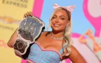 wwe star liv morgan grabbed by fan her during raw entrance