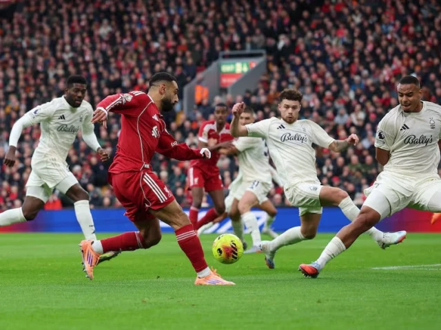 liverpool s mohamed salah in action with nottingham forest s neco williams and murillo photo reuters