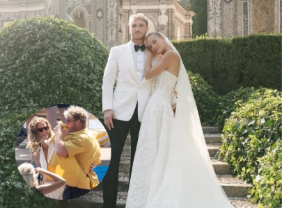 logan paul and nina agdal celebrate wedding with lake como getaway logan paul and nina agdal celebrate wedding with lake como getaway
