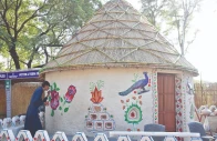 workers paint colourful images representing diverse local cultures in preparation for the various enclosures and exhibits of the lok mela 2025 which will begin today at 4pm and go on till november 16 photo online workers paint colourful images representing diverse local cultures in preparation for the various enclosures and exhibits of the lok mela 2025 which will begin today at 4pm and go on till november 16 photo online