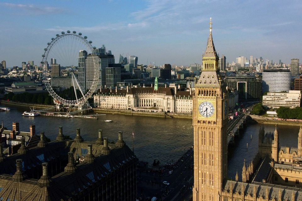 big ben and the london eye are seen on a summer evening in london britain june 15 2022 photo reuters file