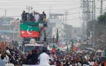 pti terms proposed emergency in 12 k p districts violation of 18th amendment as long march enters seventh day