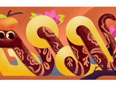 google celebrates lunar new year with snake themed doodle google celebrates lunar new year with snake themed doodle