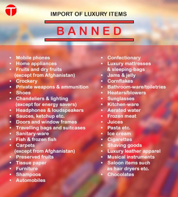 Luxury items' import ban to save precious foreign exchange: PM / https://jaanzieoutfits.com/