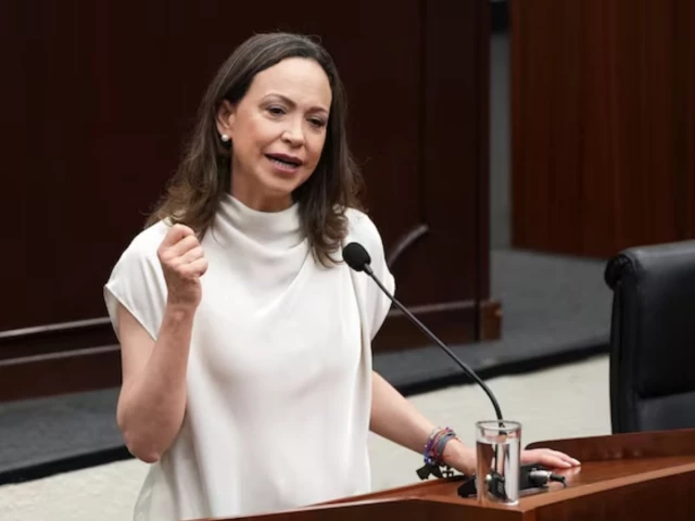 venezuelan opposition leader maria corina machado speaks during a visit at the national assembly in panama city panama may 25 2026 photo reuters venezuelan opposition leader maria corina machado speaks during a visit at the national assembly in panama city panama may 25 2026 photo reuters