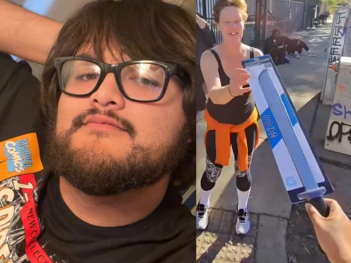 police silent on influencer s machete and alcohol giveaways to homeless people in viral videos