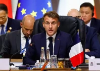 france s president emmanuel macron speaks during a g20 leaders summit plenary session at the nasrec expo centre in johannesburg on november 22 2025 photo afp