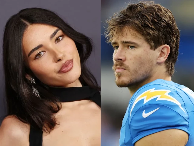 madison beer says she wouldn t even notice her hair on fire around justin herbert