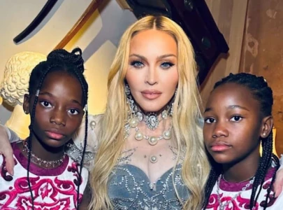 madonna s twin daughters make rare appearance at deadpool wolverine premiere