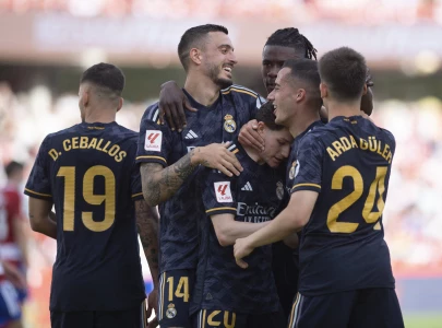 swaggering champions madrid rout relegated granada swaggering champions madrid rout relegated granada