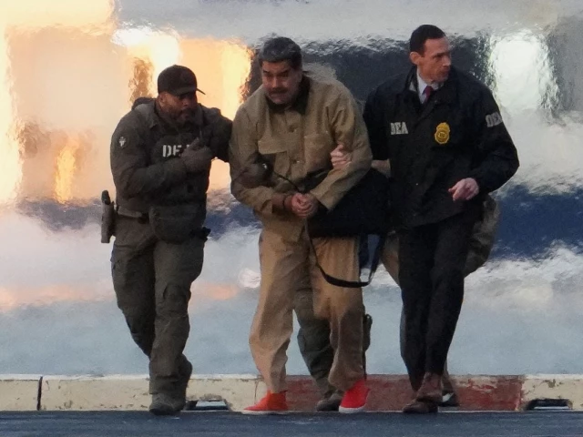 captured venezuelan president nicolas maduro is escorted as he heads towards the daniel patrick manhattan united states courthouse for an initial appearance to face u s federal charges including narco terrorism conspiracy drug trafficking money laundering and others in new york city u s january 5 2026 photo reuters captured venezuelan president nicolas maduro is escorted as he heads towards the daniel patrick manhattan united states courthouse for an initial appearance to face u s federal charges including narco terrorism conspiracy drug trafficking money laundering and others in new york city u s january 5 2026 photo reuters