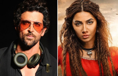 hrithik roshan loves mahira khan s look as mukkho jatti hrithik roshan loves mahira khan s look as mukkho jatti