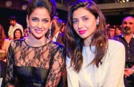 saba qamar and mahira khan photo file