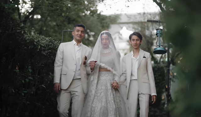 pure heartfelt emotions internet celebrates mahira s son and brother walking her down the aisle