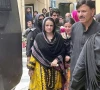 baloch yakjehti committee leader mahrang baloch is being escorted by police personnel during her appearance at an anti terrorism court in quetta on july 8 2025 photo ppi