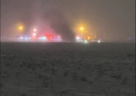 a picture showing the jet crash at bangor international airport maine source x com