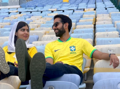 where did you find such an amazing husband malala asser enjoy banter and football in brazil