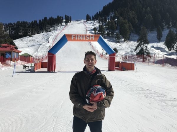 British High Commissioner Dr Christian Turner at the Malam Jabba resort. PHOTO: EXPRESS