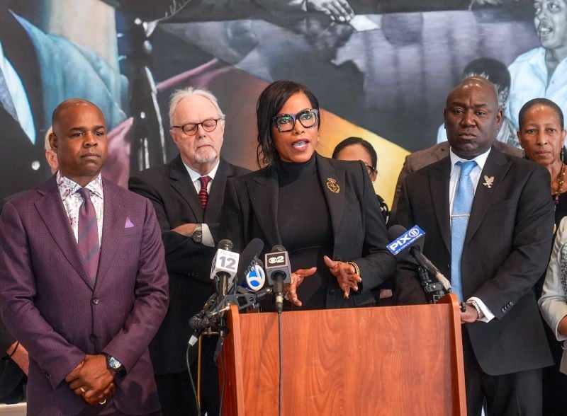 ilyasah shabazz speaks at the malcolm x betty shabazz memorial and educational center in new york city on friday photo anadolu