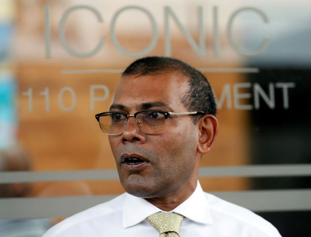maldives former president mohamed nasheed leaves a private apartment in sri lanka to return in his country after living in exile between london and colombo for over two and a half years colombo sri lanka november 1 2018 reuters file photo