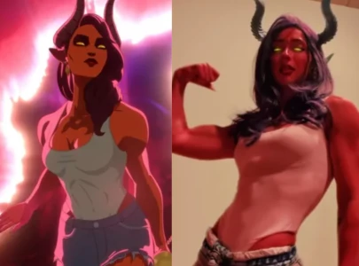 leanbeefpatty shares malevola cosplay after inspiring dispatch character design leanbeefpatty shares malevola cosplay after inspiring dispatch character design