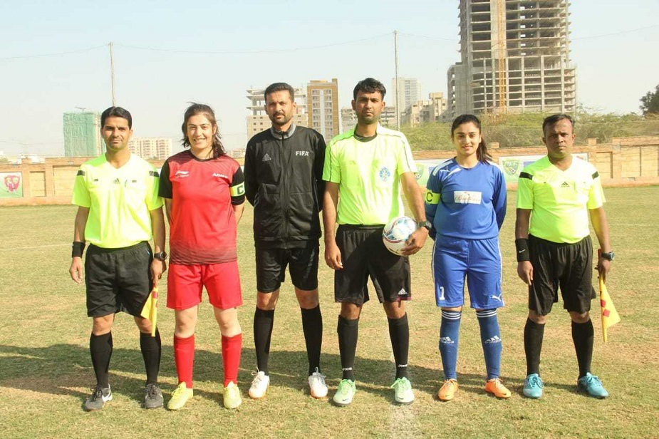 Malika, Captain of Pakistan Army (second from left). PHOTO: EXPRESS