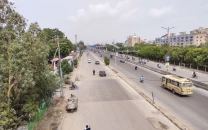 karachi s sharae faisal goes under automated lane watch karachi s sharae faisal goes under automated lane watch