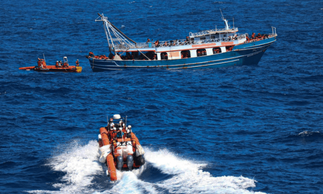 440 migrants rescued from boat off malta 440 migrants rescued from boat off malta