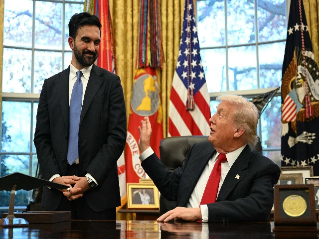 us president donald trump meets with new york mayor elect zohran mamdani in oval office on friday photo afp