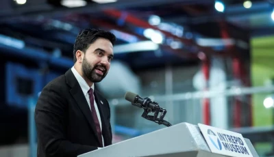 new york city mayor zohran mamdani delivers his remarks during an annual memorial day commemoration ceremony at the intrepid museum in new york city u s may 25 2026 reuters