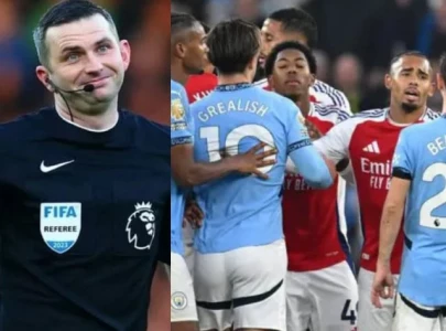 experts slam referee michael oliver for ruining everything during manchester city vs arsenal