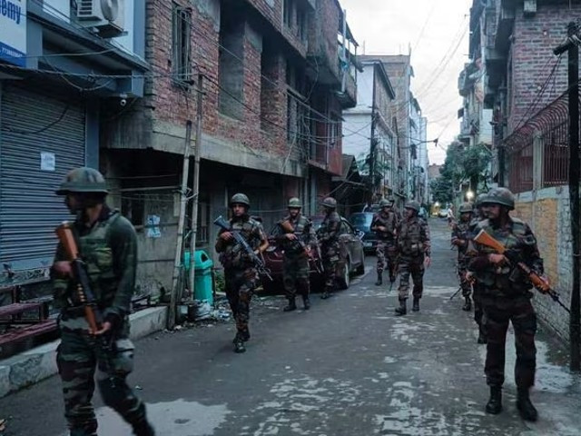 indian army soldiers patrol during a security operation in hill and valley areas in the northeastern state of manipur india june 7 2023 photo reuters file indian army soldiers patrol during a security operation in hill and valley areas in the northeastern state of manipur india june 7 2023 photo reuters file