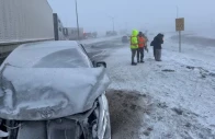 at least 30 collisions were reported on southern manitoba highways friday morning according to rcmp and dozens of highways were closed as of noon photo cbc website