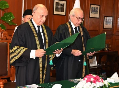 justice mansoor ali shah takes oath as acting cjp