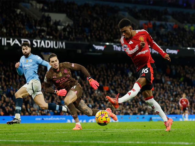 manchester united s amad diallo scores their second goal reuters