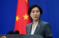 chinese foreign ministry spokesperson mao ning gestures during a press conference at the ministry of foreign affairs in beijing on may 24 2023 photo chinese foriegn ministry
